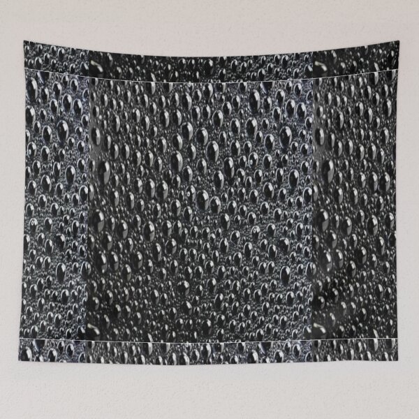 Item preview, Cool black waterdrops seamless pattern designed and sold by BEAUTY ⭐⭐⭐⭐⭐.