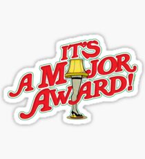 It's a Major Award! A Christmas Story Leg Lamp Sticker