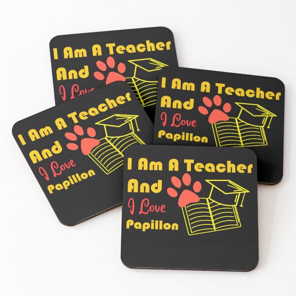 Item preview, i am a teacher and i love Papillon designed and sold by Jadir.