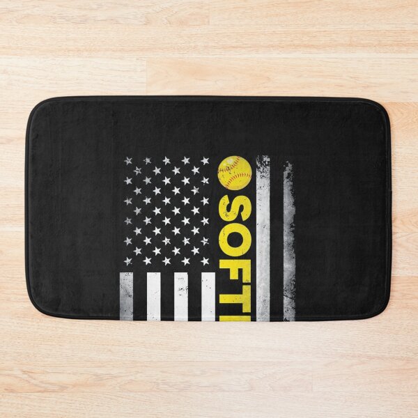 Item preview, Softball Dad Mom USA Flag designed and sold by honnhieuroido2.
