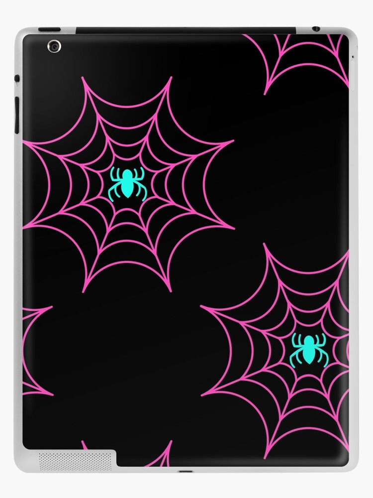 Pink web, spider ghost web, Gwen pink spidey web, grl pwr, Halloween web  spider | iPad Case & Skin