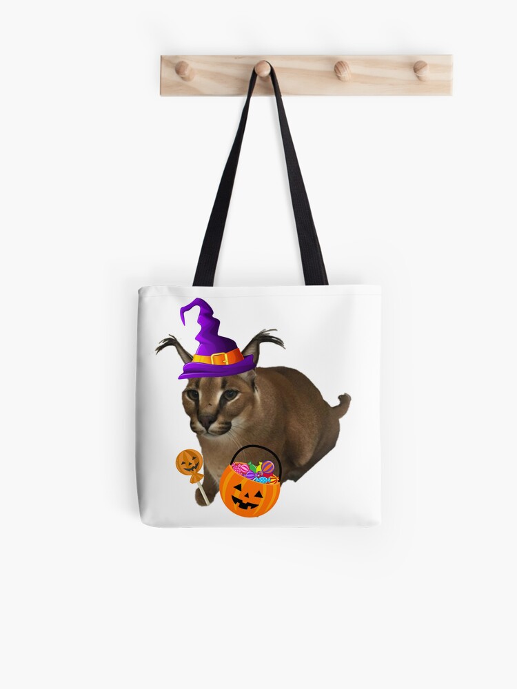 Big Floppa Meme Cute Caracal Cat Tote Bag