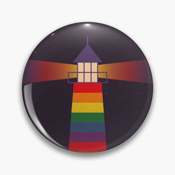 Item preview, Lighthouse gay flag designed and sold by ICantFindMyFish.