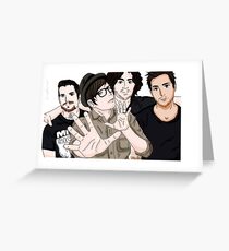 Fall Out Boy Fanart Greeting Card