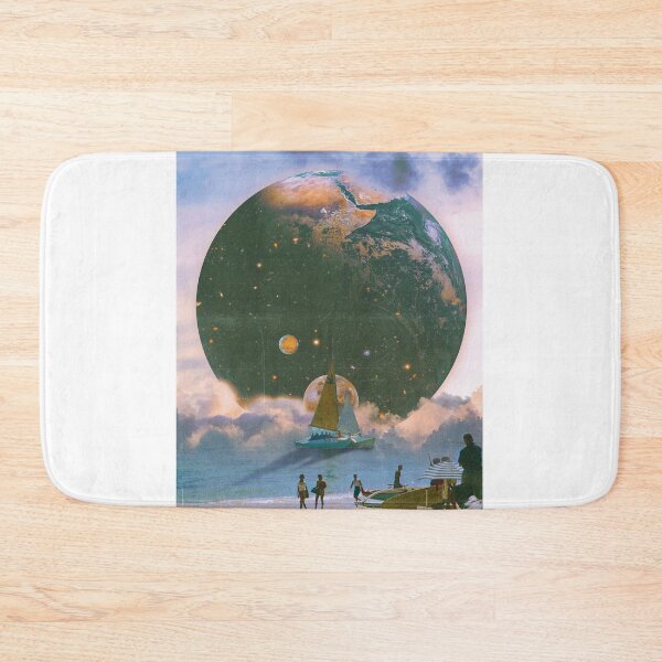 Item preview, Sailing on The Clouds - Surreal Art, Vintage Collage Print, Retro Futurism designed and sold by Zetsmo.