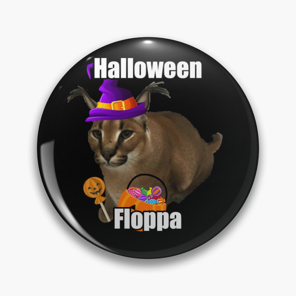 Halloween Big Floppa Meme - Caracal Cat Beloved Spooky Funny Cute