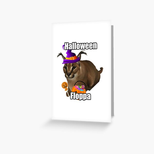 Halloween Big Floppa Meme - Caracal Cat Beloved Spooky Funny Cute