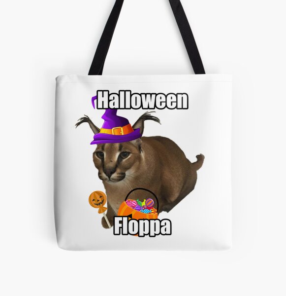 Big Floppa Meme Cute Caracal Cat Tote Bag