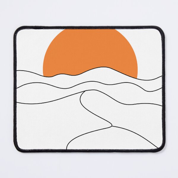Item preview, Desert dunes line art designed and sold by Trikowerk.