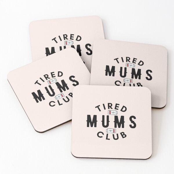 Item preview, TIRED MUMS CLUB on low battery designed and sold by whimsymilieu.