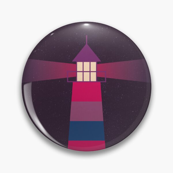 Item preview, Lighthouse bi flag designed and sold by ICantFindMyFish.
