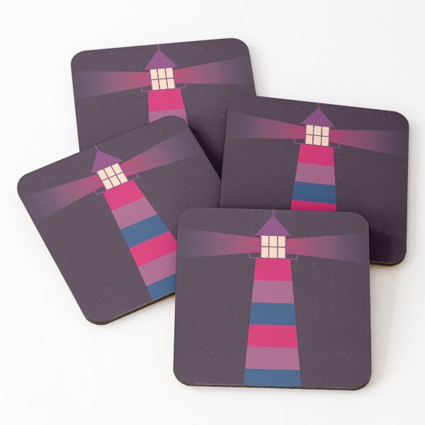 Item preview, Lighthouse bi flag designed and sold by ICantFindMyFish.