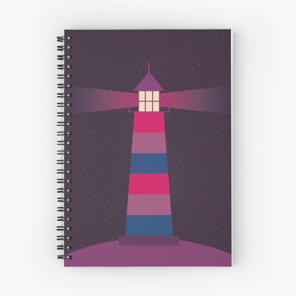 Item preview, Lighthouse bi flag designed and sold by ICantFindMyFish.