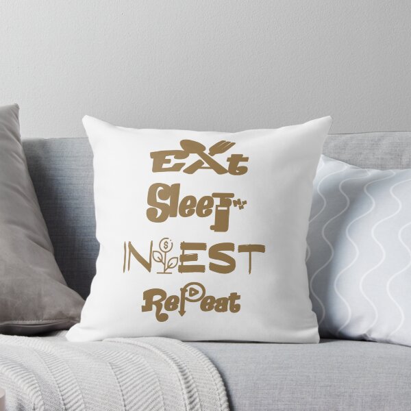 Item preview, Eat sleep invest repeat, designed and sold by Chakilogy.