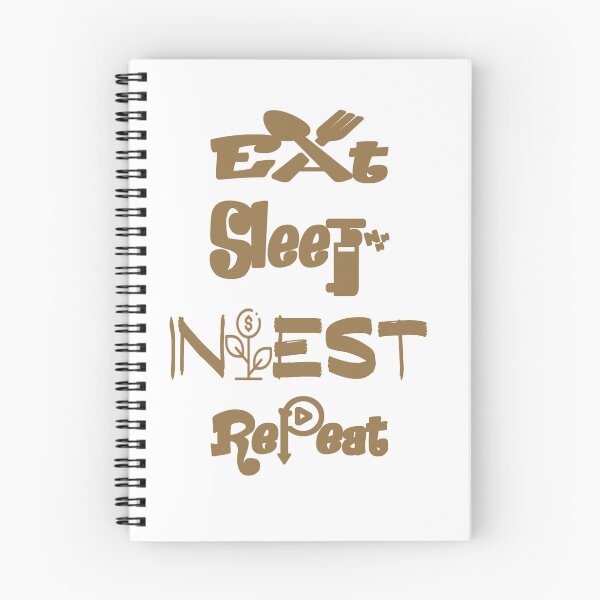 Item preview, Eat sleep invest repeat, designed and sold by Chakilogy.