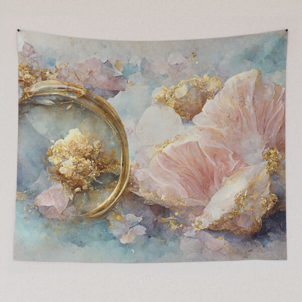Item preview, Beautiful Gold Fleck Stone In Sea Colors designed and sold by Vic Torys ☆.