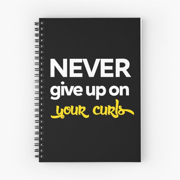Item preview, Never Give Up On Your Curls designed and sold by Add To Cart.