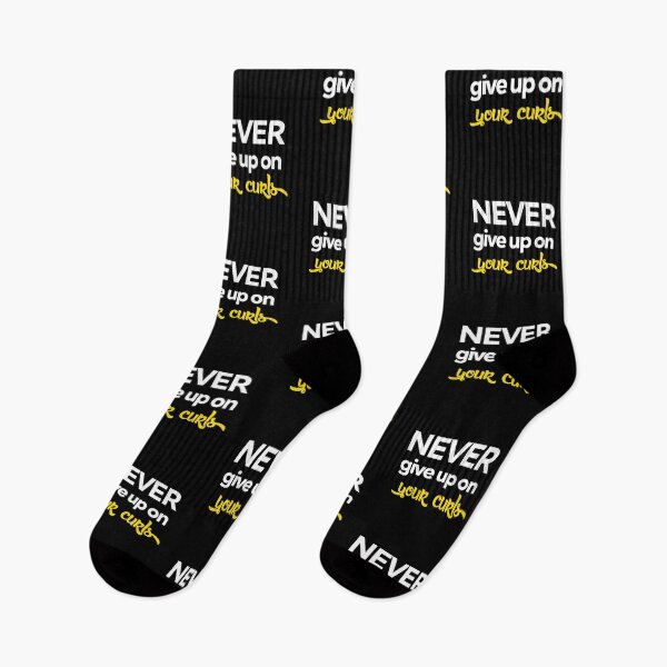 Item preview, Never Give Up On Your Curls designed and sold by Add To Cart.