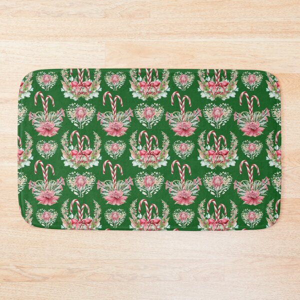 Item preview, Australian Christmas - Flowers and Candy Canes designed and sold by Annalee Beer.