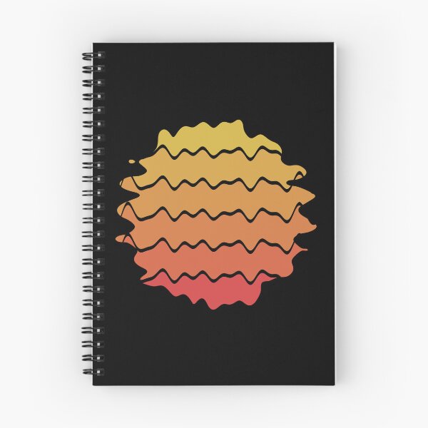 Item preview, Summer Sun Fun Art Retro Sunset Abstract Ball Wavy Lines 80s Nostalgia 1 of 4 designed and sold by Beachy.