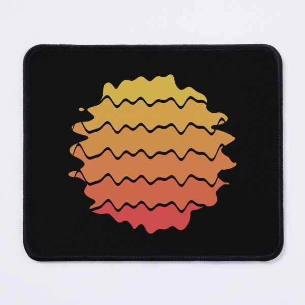 Item preview, Summer Sun Fun Art Retro Sunset Abstract Ball Wavy Lines 80s Nostalgia 1 of 4 designed and sold by Beachy.