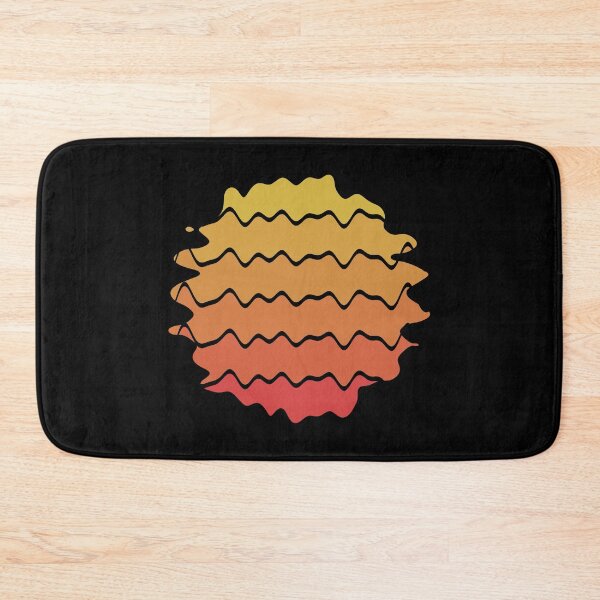 Item preview, Summer Sun Fun Art Retro Sunset Abstract Ball Wavy Lines 80s Nostalgia 1 of 4 designed and sold by Beachy.