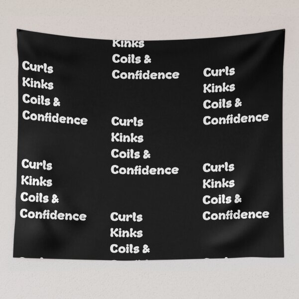 Item preview, Checklist Curls Kinks Coils and Confidence Sayings for Curly hairstyle  designed and sold by Add To Cart.