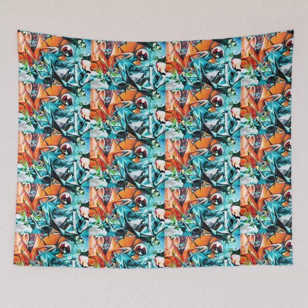 Item preview, Abstract Colorful Graffiti with an Eye  designed and sold by yurix.