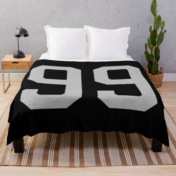 Item preview, Number 99, grey on black sports jersey number designed and sold by LoveIsColorful.