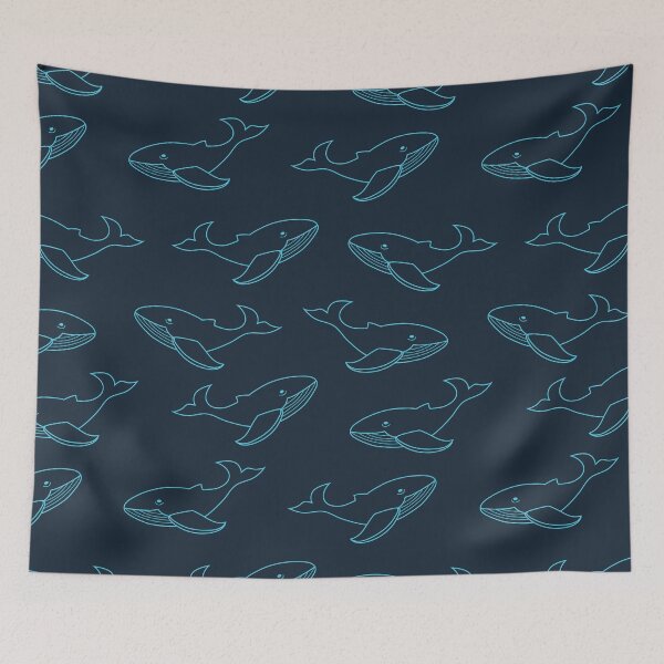 Item preview, Outline balin whale pattern design designed and sold by GulArt.