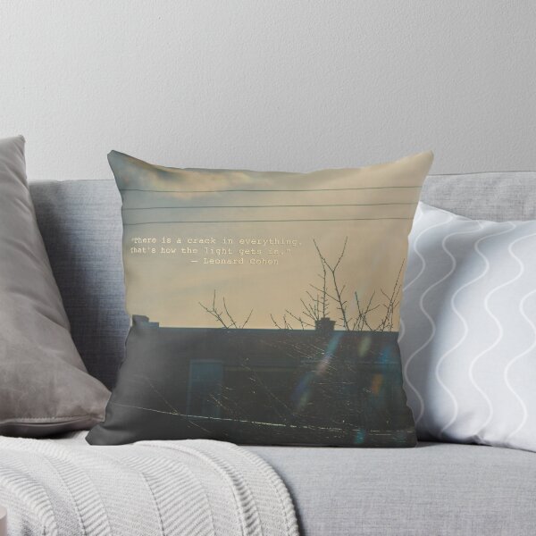 Item preview, “There is a crack in everything. That's how the light gets in.”  ~ Leonard Cohen designed and sold by Valerie Rosen Photography.