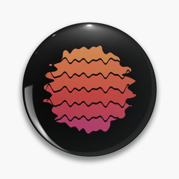 Item preview, Summer Sun Fun Art Retro Sunset Abstract Ball Wavy Lines 80s Nostalgia 2 of 4 designed and sold by Beachy.