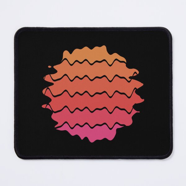 Item preview, Summer Sun Fun Art Retro Sunset Abstract Ball Wavy Lines 80s Nostalgia 2 of 4 designed and sold by Beachy.