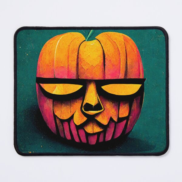 Item preview, Halloween Pumpkin Head Pop Art 5 designed and sold by AiBroughtToLife.
