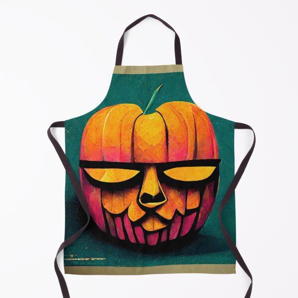 Item preview, Halloween Pumpkin Head Pop Art 5 designed and sold by AiBroughtToLife.