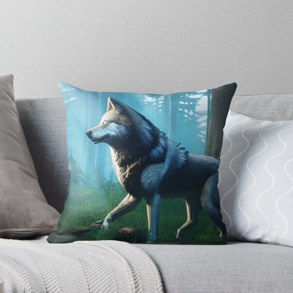 Item preview, Wolf In the woods designed and sold by InkDropFalls.