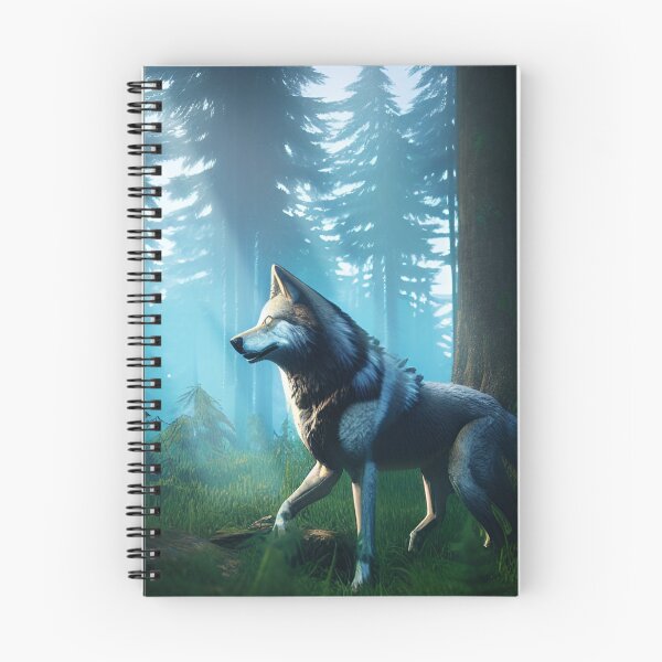 Item preview, Wolf In the woods designed and sold by InkDropFalls.