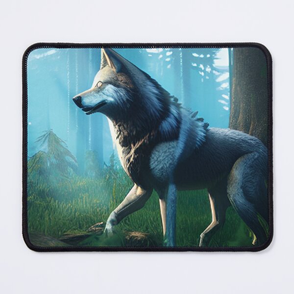 Item preview, Wolf In the woods designed and sold by InkDropFalls.