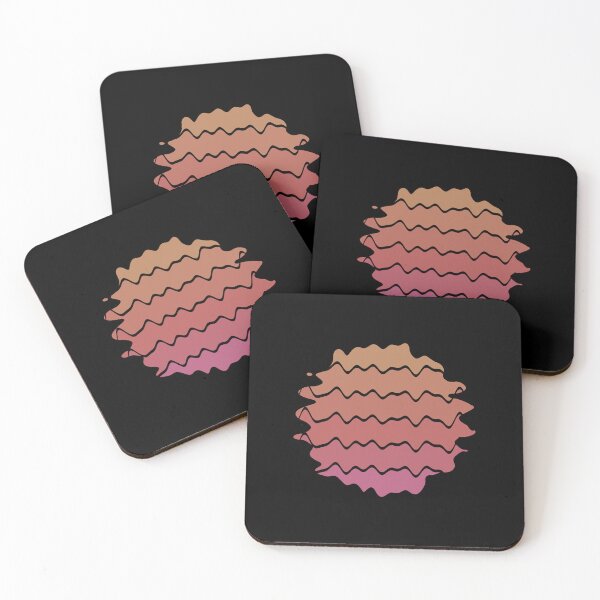 Item preview, Summer Sun Fun Art Retro Sunset Abstract Ball Wavy Lines 80s Nostalgia 3 of 4 designed and sold by Beachy.