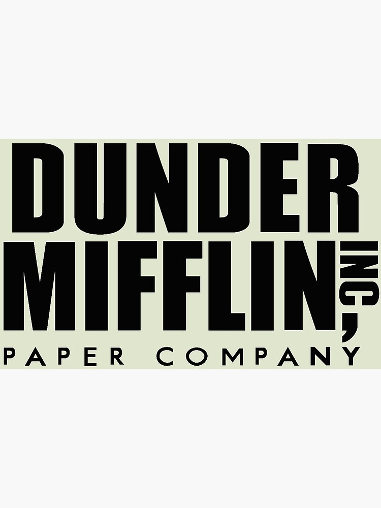 Dunder Mifflin Inc. ‎✓ The Office - The Office - Posters and Art