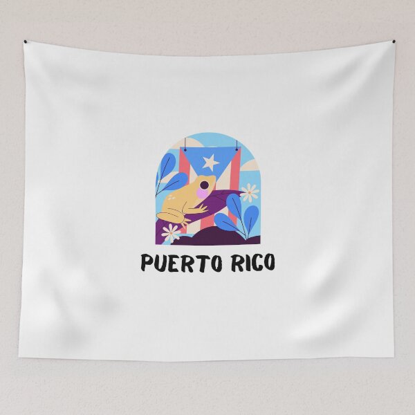 Item preview, Puerto Rico Coqui flag designed and sold by Suzy Perez Art.