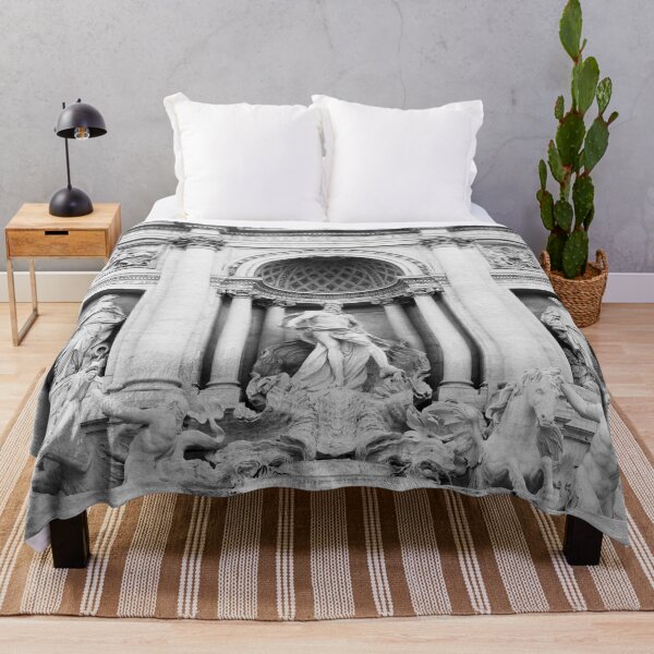 Item preview, Trevi Fountain in Rome in Black & White #1 #travel #wall #art designed and sold by Anita's & Bella's Art.