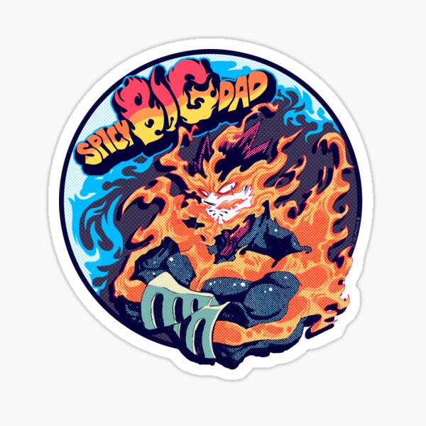 Endeavor / Enji Todoroki SPICY BIG DAD Sticker