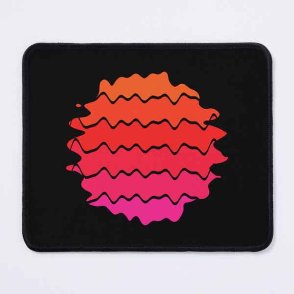 Item preview, Summer Sun Fun Art Retro Sunset Abstract Ball Wavy Lines 80s Nostalgia 4 of 4 designed and sold by Beachy.