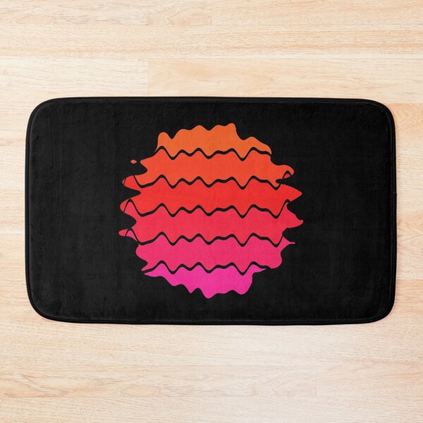Item preview, Summer Sun Fun Art Retro Sunset Abstract Ball Wavy Lines 80s Nostalgia 4 of 4 designed and sold by Beachy.