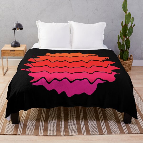 Item preview, Summer Sun Fun Art Retro Sunset Abstract Ball Wavy Lines 80s Nostalgia 4 of 4 designed and sold by Beachy.