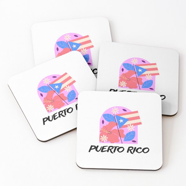 Item preview, Puerto Rico Vintage Flower designed and sold by Suzy Perez Art.