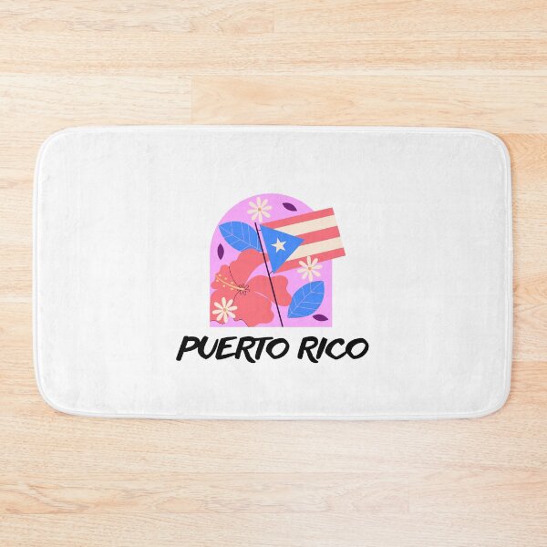 Item preview, Puerto Rico Vintage Flower designed and sold by Suzy Perez Art.