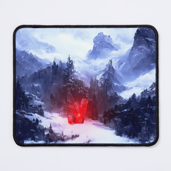 Item preview, Magic crystals on a snow covered mountain. designed and sold by lostcauseblue.