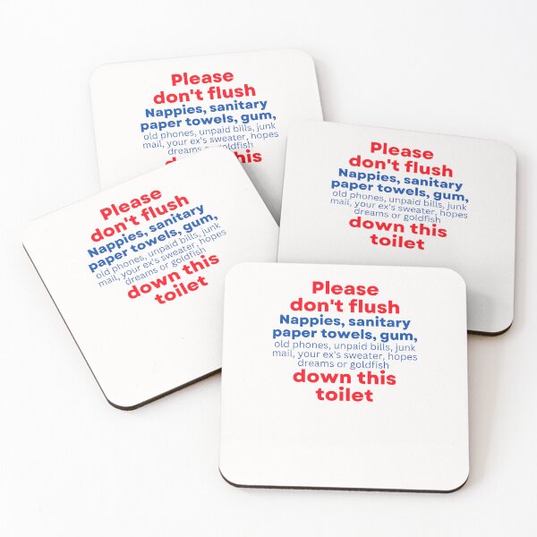 Item preview, Funny Toilet Rules designed and sold by Click-Like.